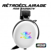 Micro Casque Gamer Spirit Of Gamer Xpert H700 RGB Blanc En Tunisie Micro Casque Gamer Spirit Of Gamer Xpert H700 RGB Blanc En Tunisie