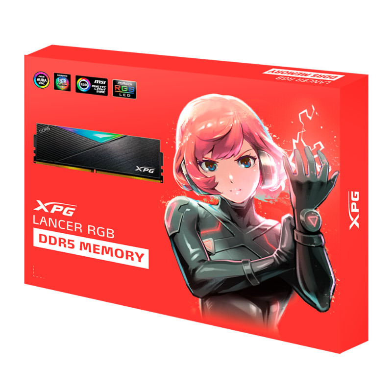 Barrette Mémoire Gamer XPG Lancer 64Go DDR5  5600MHz U-DIMM en Tunisie