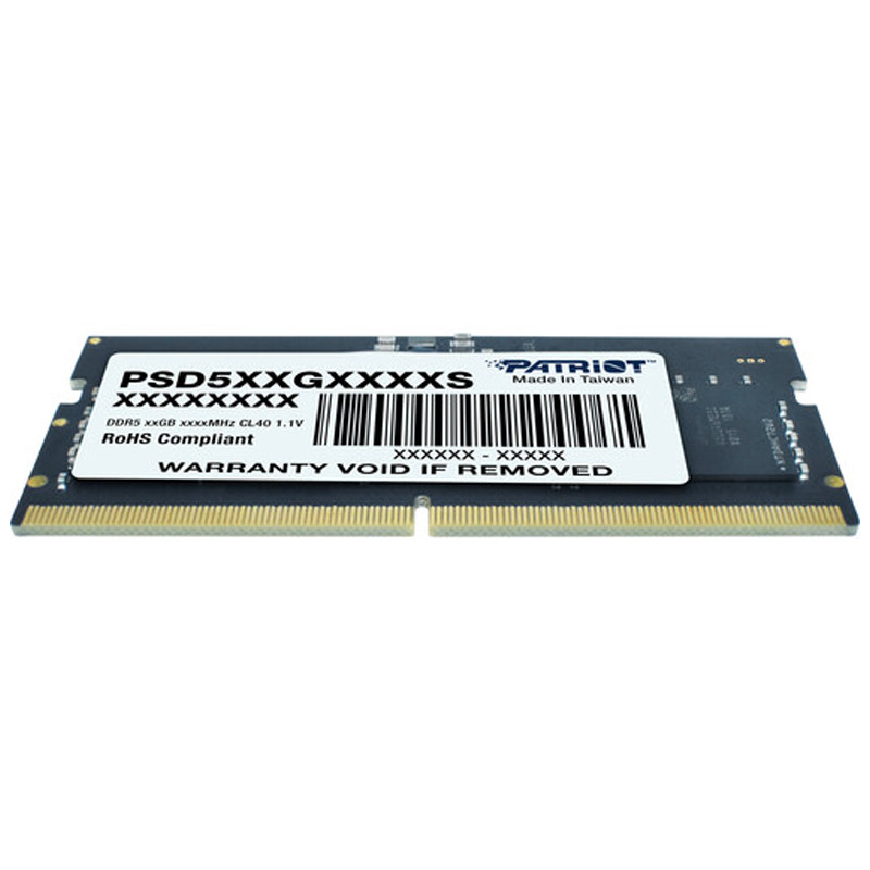 Barrette Mémoire Patriot Signature 32Go DDR5 5600 MHz SO-DIMM en Tunisie