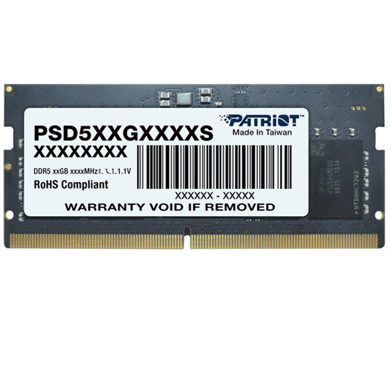 Barrette Mémoire Patriot Signature 32Go DDR5 5600 MHz SO-DIMM en Tunisie