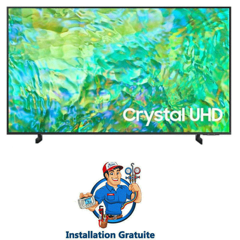 Tv Samsung 85" CU8000 Crystal UHD 4K 2023 Smart Tv Noir