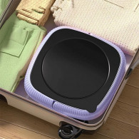 Mini Machine à Laver Semi Automatique Pliante 3.5 Litres Violet en Tunisie