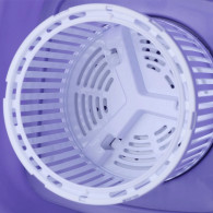 Mini Machine à Laver Semi Automatique Pliante 3.5 Litres Violet en Tunisie