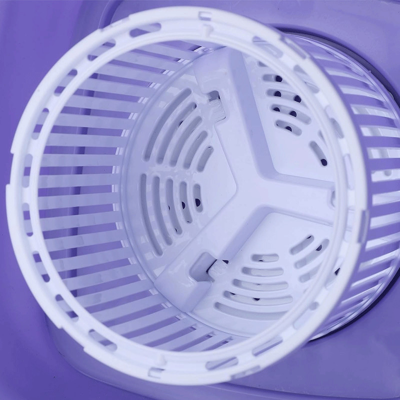 Mini Machine à Laver Semi Automatique Pliante 3.5 Litres Violet en Tunisie