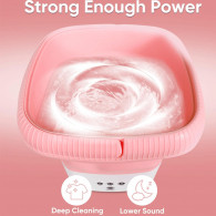 Mini Machine à Laver Semi Automatique Pliante 3.5 Litres Rose en Tunisie