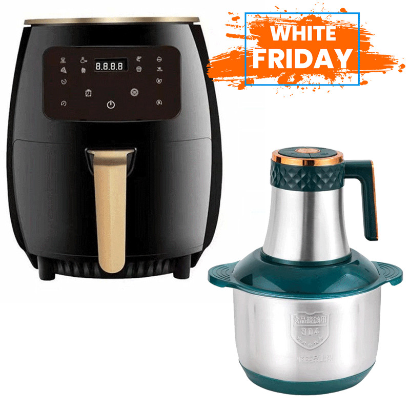 Pack Air Fryer Hileax + Hachoir Electrique Silver Crest en Tunisie Pack Air Fryer Hileax + Hachoir Electrique Silver Crest en Tunisie