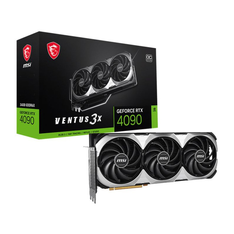 Carte graphique MSI GeForce RTX 4090 VENTUS 3X OC 24 Go GDDR6X en Tunisie Carte graphique MSI GeForce RTX 4090 VENTUS 3X OC 24 Go GDDR6X en Tunisie