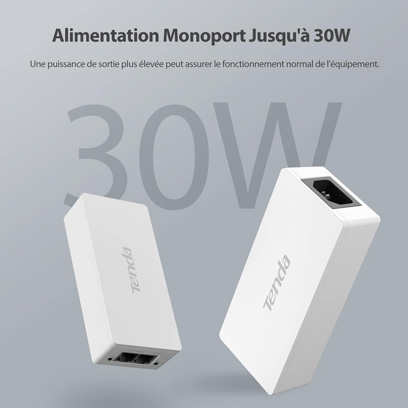 Injecteur POE PoE30G-AT Gigabyte Blanc en Tunisie