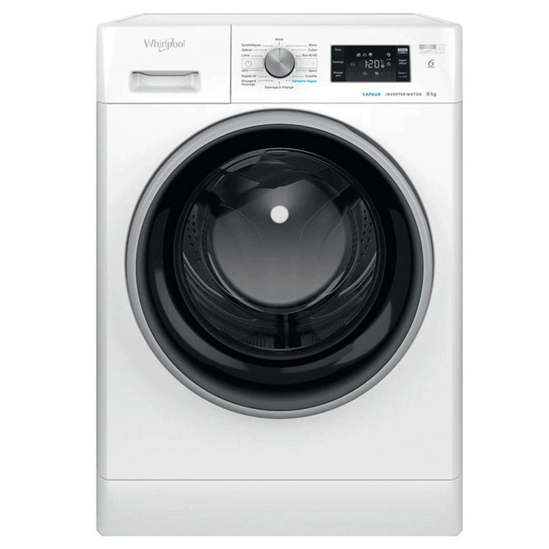 Machine A laver Fontale Whirlpool 8Kg Blanc