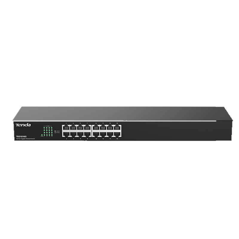 Switch De Bureau Tenda TEG1016G 16 Ports 10/100/1000Mbps Noir Switch De Bureau Tenda TEG1016G 16 Ports 10/100/1000Mbps Noir