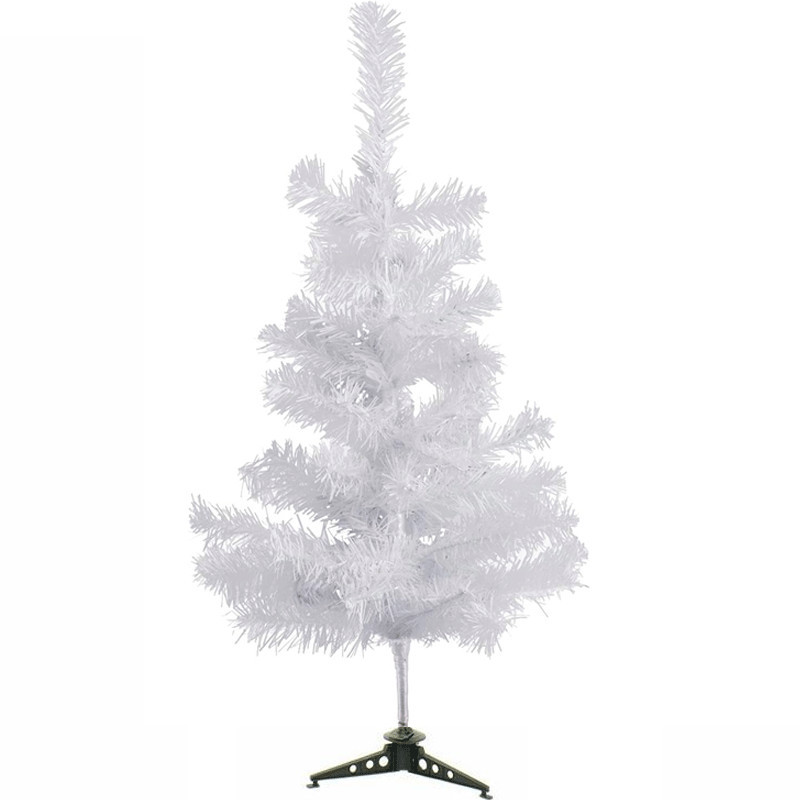 Pack De Sapin De Noël Artificiel 120 Cm Blanc + Coffret De Décoration en Tunisie