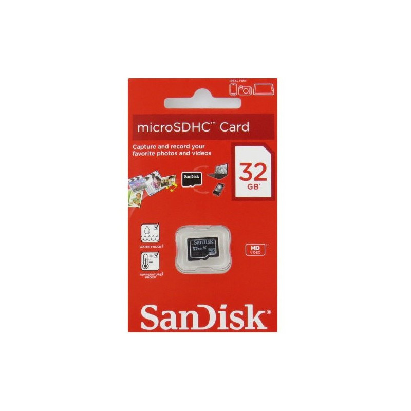MICRO SD SANDISK 32GB SANS ADAP