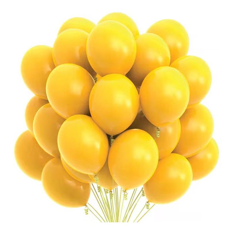 Ballon Gonflable en Latex Jaune en Tunisie