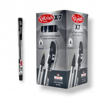 Boite De 50 Stylos A Billes Krish X7 Noir en Tunisie