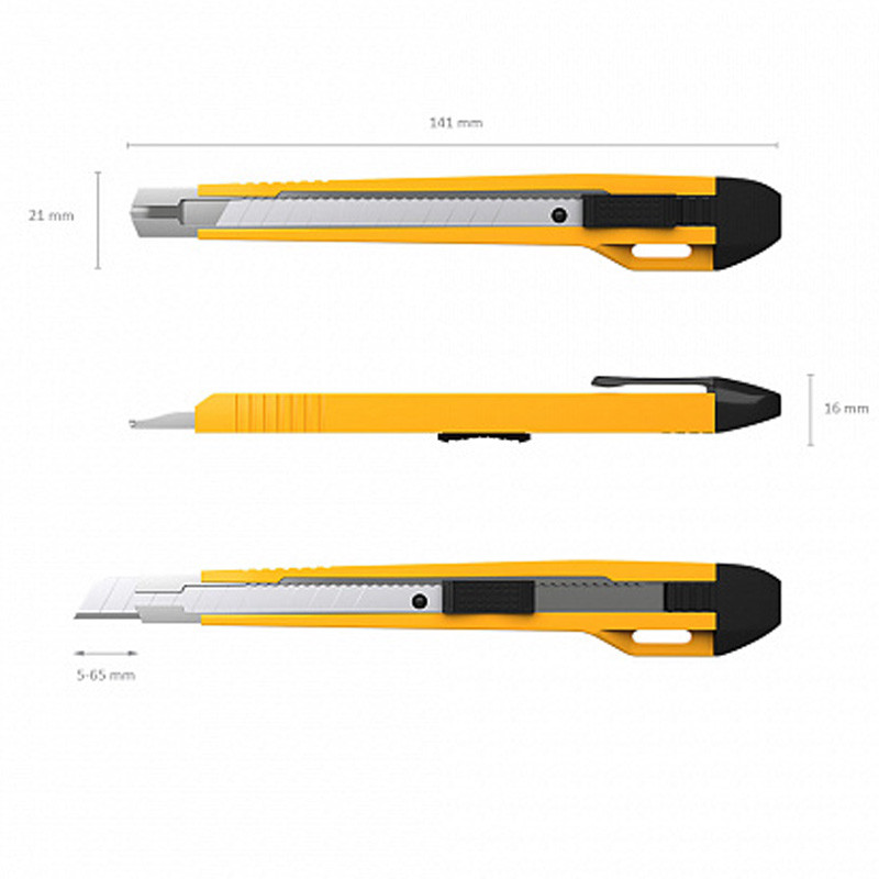 Cutter Erichkrause Universal 9mm Jaune en Tunisie