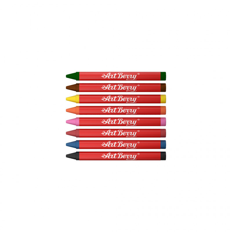 Pack De 8 Crayons De Cire Erichkrause ArtBerry 8 couleurs en Tunisie
