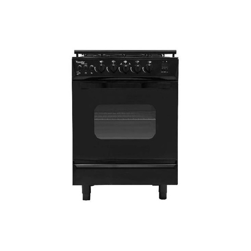 Cuisinière A Gaz Condor 60 cm - Noir F4500B Cuisinière A Gaz Condor 60 cm - Noir F4500B
