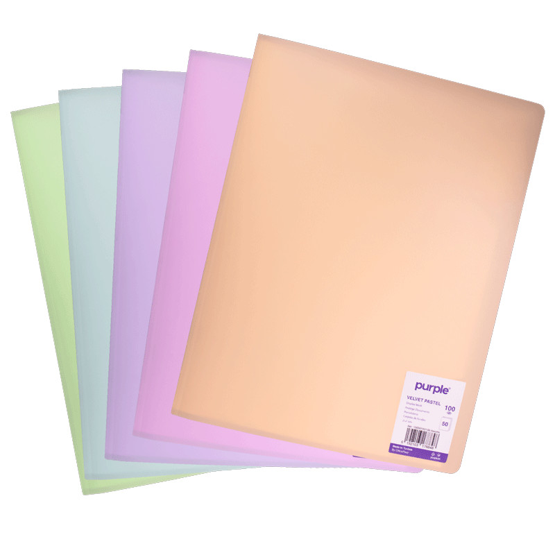 Porte Documents Purple Velvet A4 40 Vues Assorties en Tunisie Porte Documents Purple Velvet A4 40 Vues Assorties en Tunisie