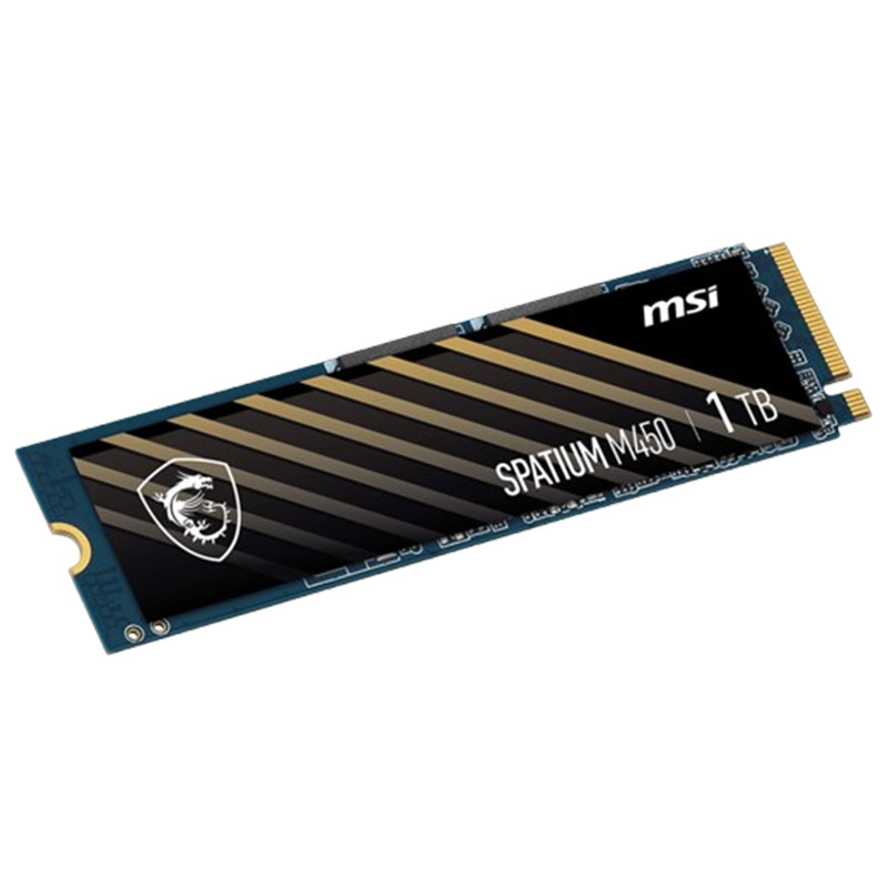 Disque Dur Interne SSD MSI Spatiul M450 1To M.2 NVMe Noir