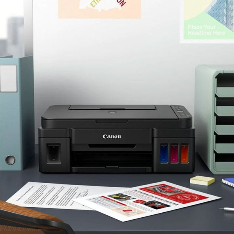 Imprimante à Réservoir Intégré Canon Pixima G3410 3en1 Couleur Wi-Fi Noir en Tunisie