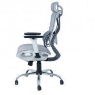 Chaise de Bureau Ergonomique Moon Base Chrome Gris en Tunisie