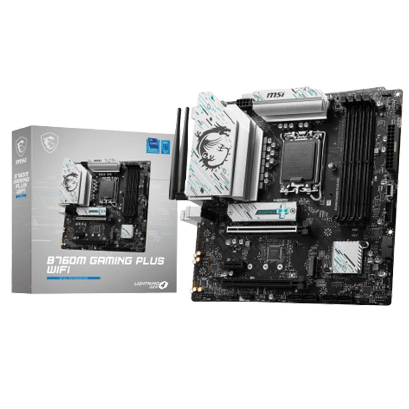 Carte Mère MSI B760M Gaming Plus WIFI DDR5 LGA1700 En Tunisie Carte Mère MSI B760M Gaming Plus WIFI DDR5 LGA1700 En Tunisie