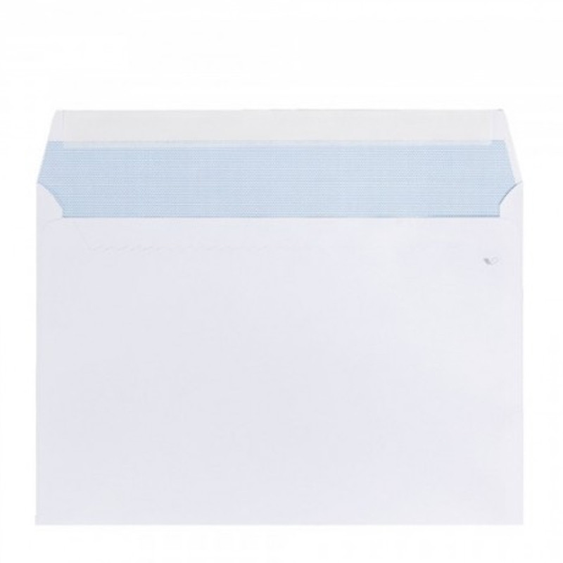 Paquet de 25 Enveloppes 176 x 250 90G Bande Adhesive Blanc en Tunisie