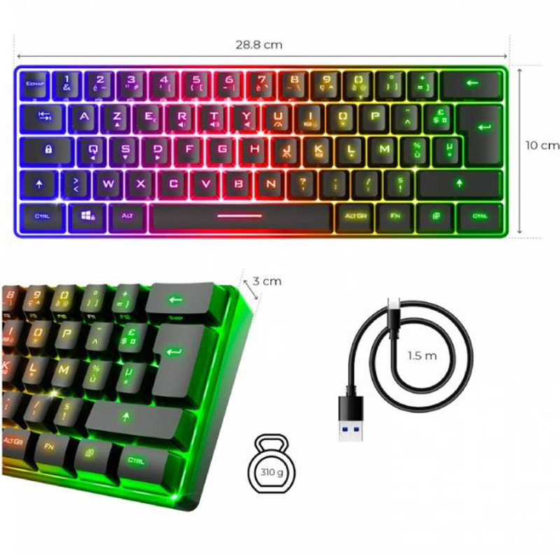 Clavier Gamer Spirit Of Gamer PRO-K2 en Tunisie