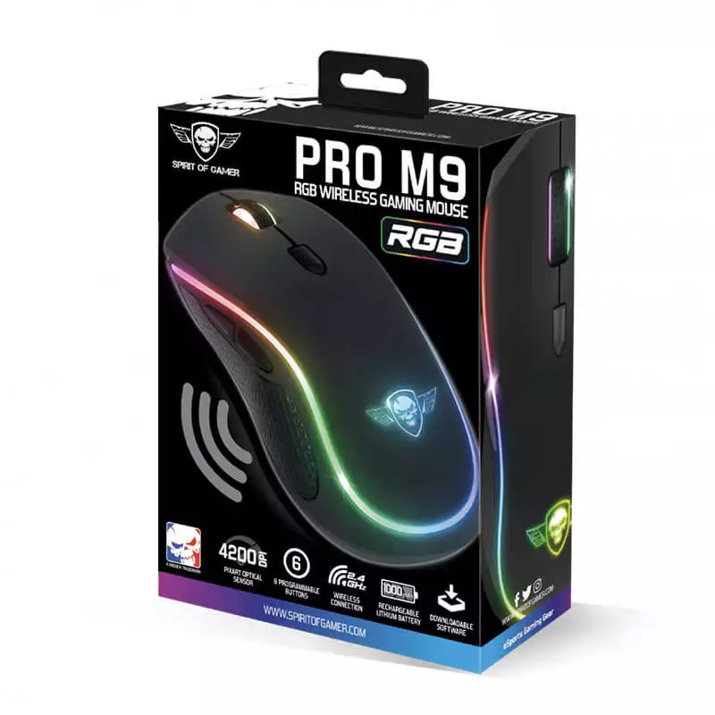 Spirit Of Gamer Souris Sans Fil RGB  en Tunisie