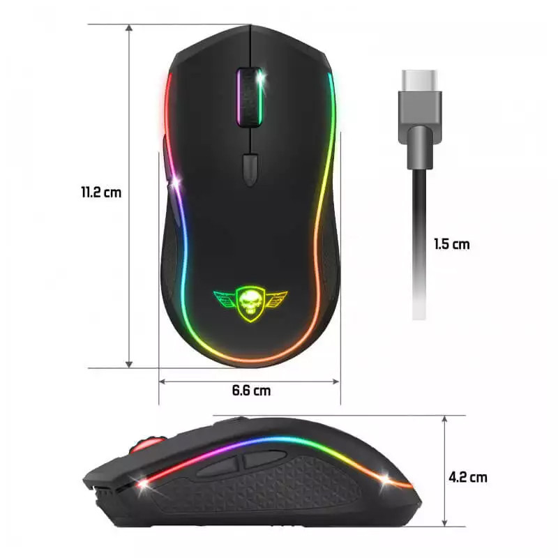 Spirit Of Gamer Souris Sans Fil RGB  en Tunisie