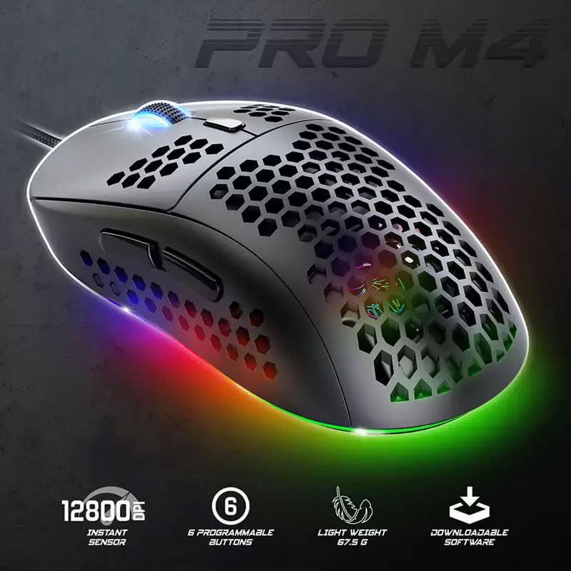 Spirit Of Gamer Souris Gaming PRO-M4 Ultra  en Spirit Of Gamer Souris Gaming Sans Fil PRO-M4 Ultra Light Noir en Tunisie