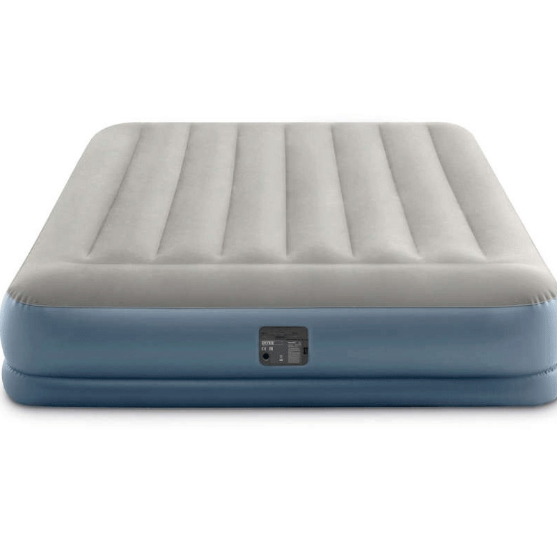 Intex Matelas Gonflable Pillow Rest Mid Rise 2 personnes Gris en Tunisie