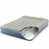Intex Matelas Gonflable Pillow Rest Mid Rise 2 personnes Gris en Tunisie Intex Matelas Gonflable Pillow Rest Mid Rise 2 personnes Gris en Tunisie