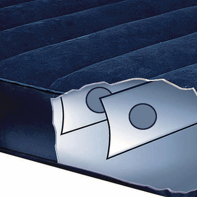 Intex Matelas Gonflable Downy Large Gonfleur à Pied 1 personne Vert en Tunisie