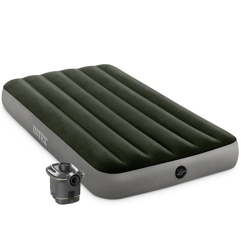 Intex Matelas Gonflable Prestige Downy 1 personne Vert EN Tunisie Intex Matelas Gonflable Prestige Downy 1 personne Vert EN Tunisie