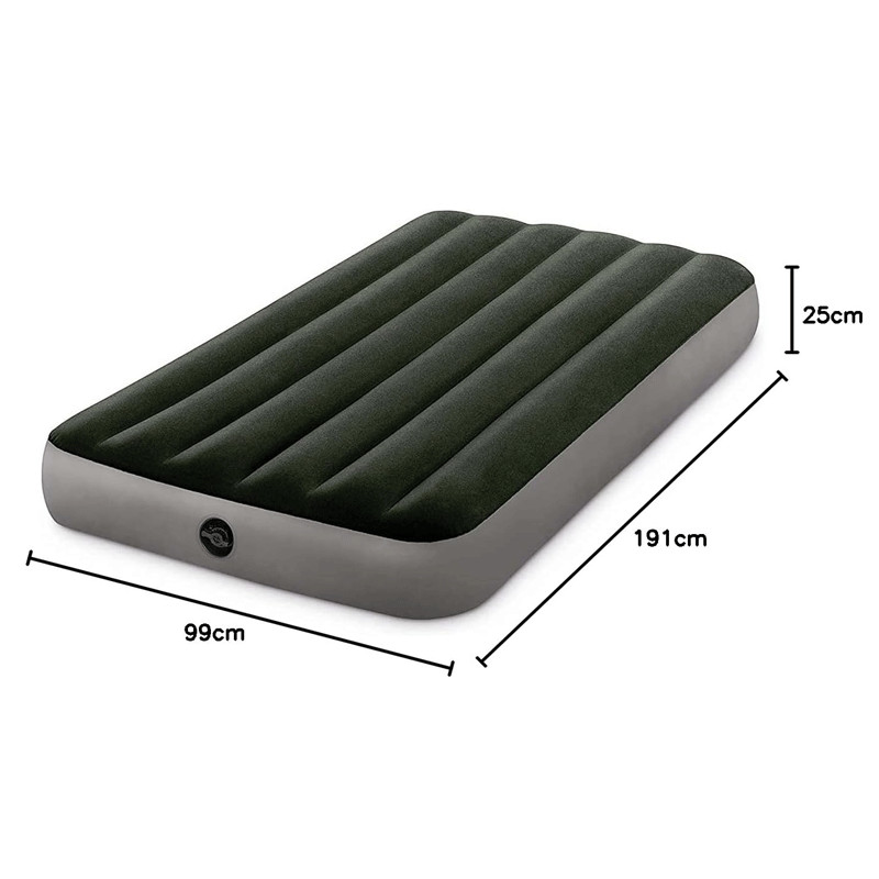 Intex Matelas Gonflable Prestige Downy 1 personne Vert EN Tunisie