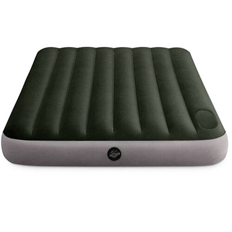 Intex Matelas Gonflable Downy Large Gonfleur à Pied 2 personne Vert en Tunisie