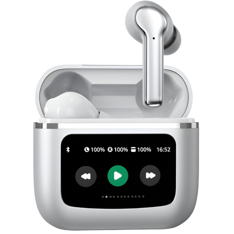 Kit Bluetooth Jeqang ANC Avec afficheur Blanc en Tunisie