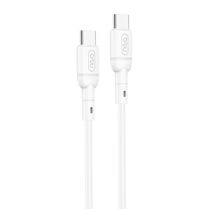 Câble Chargeur OTU DL21 Type-C Vers Type-C Blanc en Tunisie Câble Chargeur OTU DL21 Type-C Vers Type-C Blanc en Tunisie