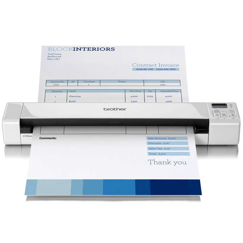 Scanner Mobile à Défilement BROTHER DS-820W - WiFi