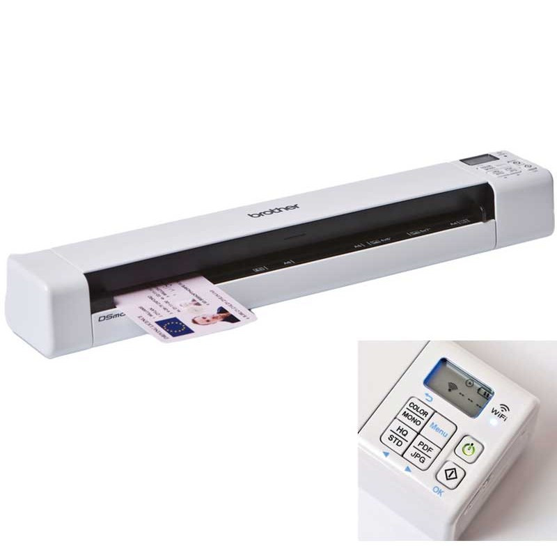 Scanner Mobile à Défilement BROTHER DS-820W - WiFi