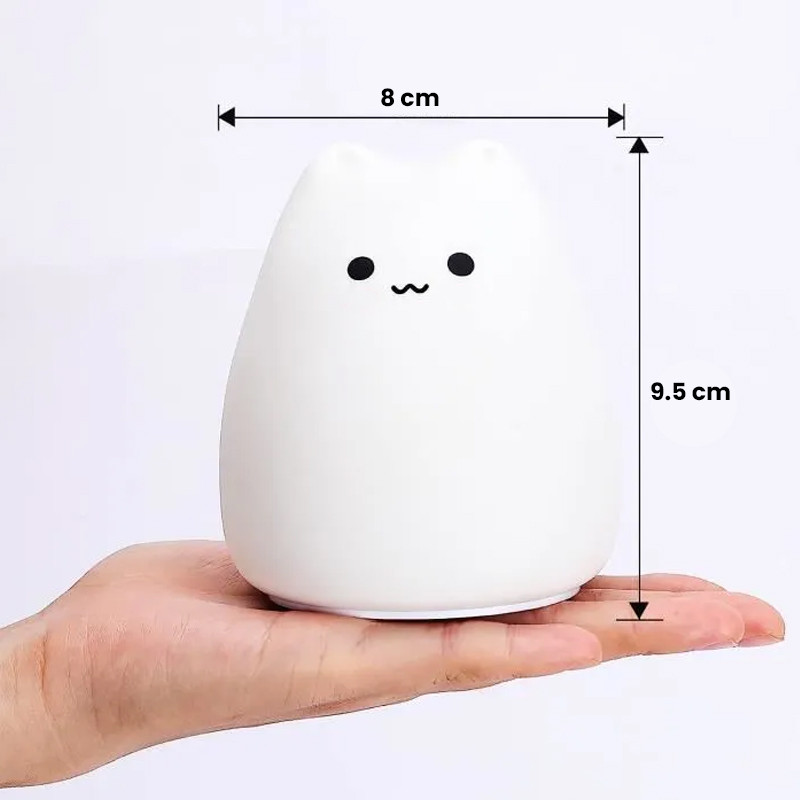 Veilleuse LED Chat Pour Enfant Bleu en Tunisie