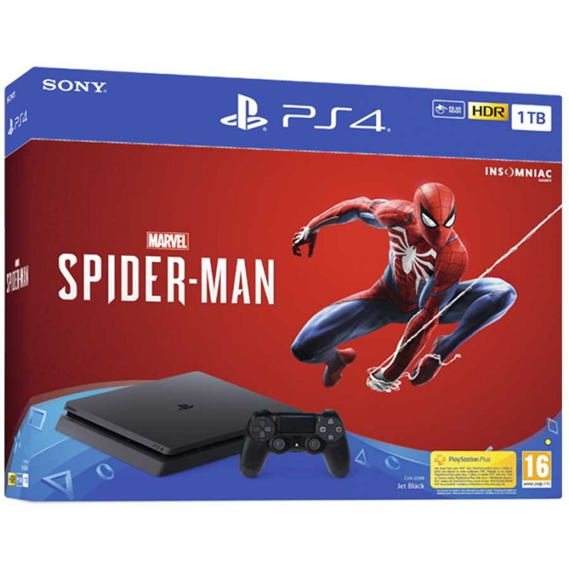Playstation 4 Slim 1To + SPIDERMAN