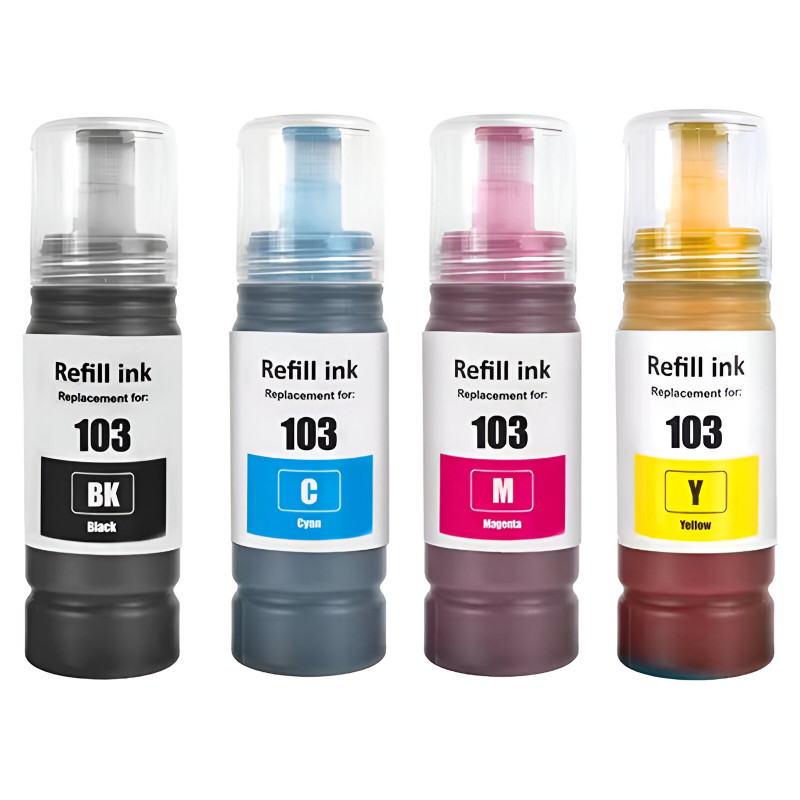 Bouteille d’encre sublimation Epson Ecotank 103 100ml Noir en Tunisie