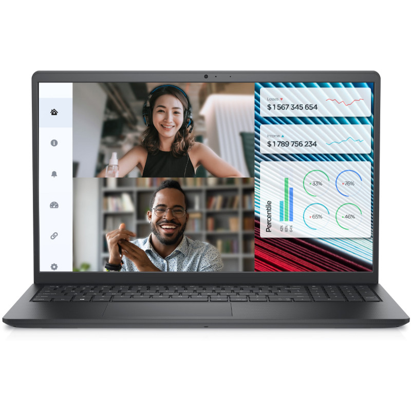 Pc Portable Dell Vostro 3520 i5 12Gén 12Go 512Go SSD Ubuntu Noir en Tunisie