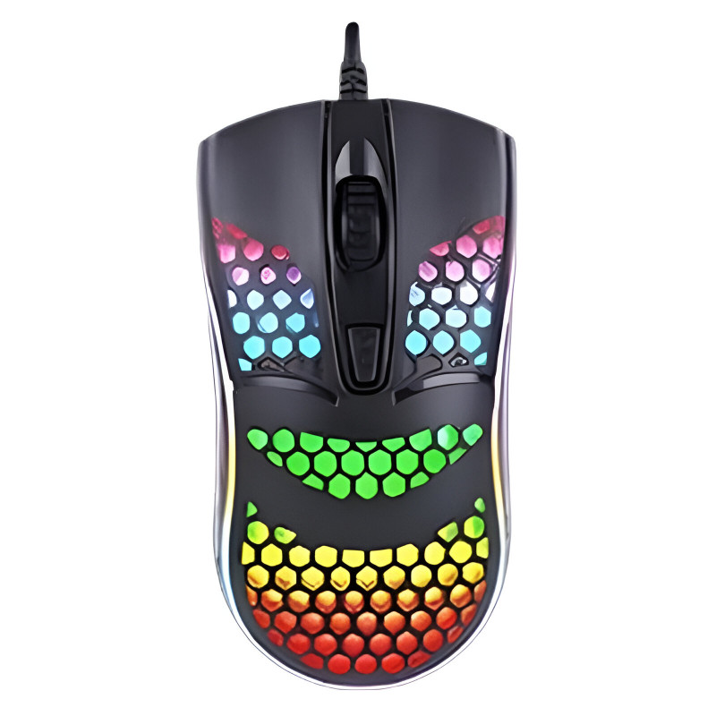 Souris Gamer X6 RGB Noir En Tunisie