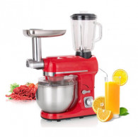 Robot Pétrin GALAXY 6LMultifonction + Hachoir A Viande 800W Avec Bol en verre
