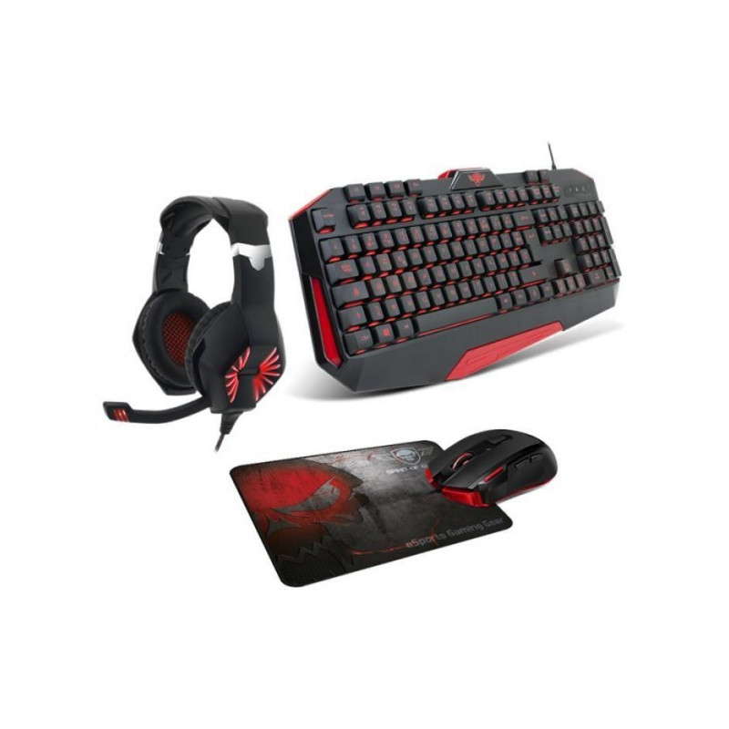 Ensemble Gaming 4en1 SPIRIT OF GAMER PRO-MK3 - Noir&Rouge