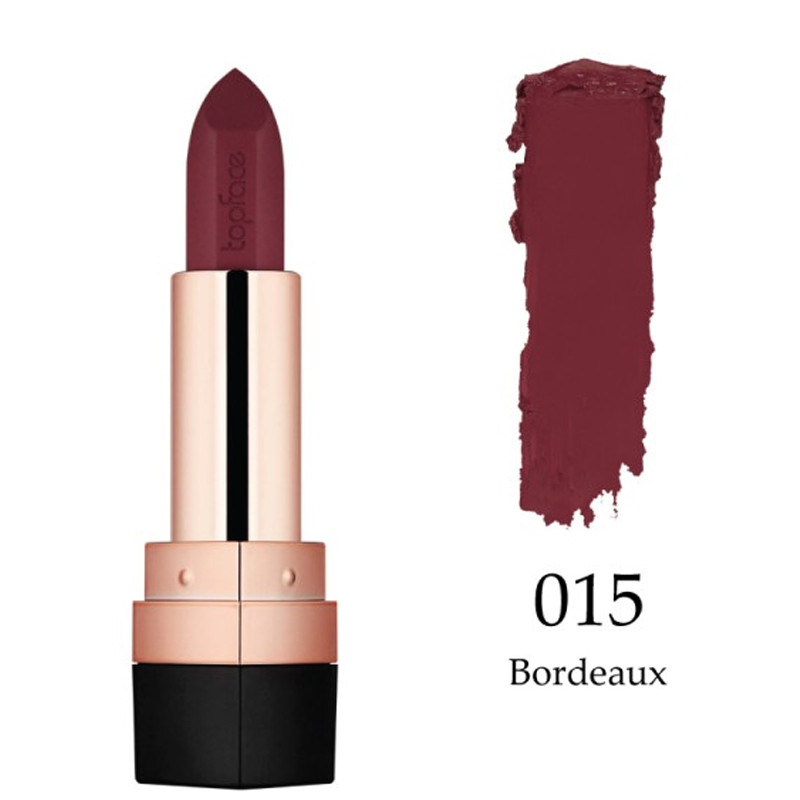 Topface Rouge à Lèvres Mat Instyle N°015 Rouge Bordeaux En Tunisie