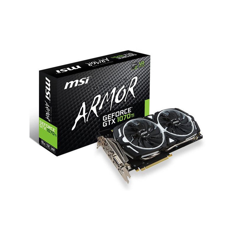 CARTES GRAPHIQUES MSI ARMOR 8G GTX1070 TI